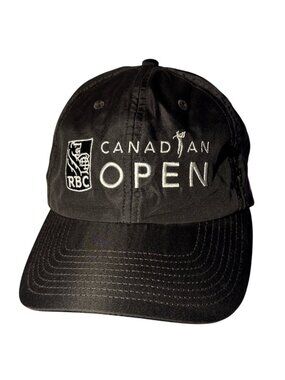 RBC Canadian Open Hat Levelwear Black Cap Embroidered Logo Oakdale G &CC